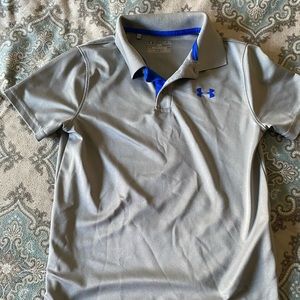 Boys M Under Armor polo